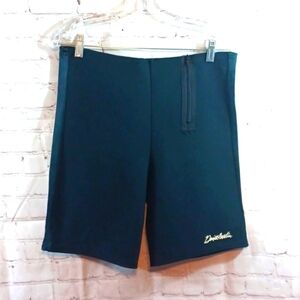 Denise Austin Diving Bottoms Shorts  32 Zipper Front